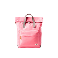 Canfield Bag In Pink Lemonade Recycled Nylon Medium - Roka London