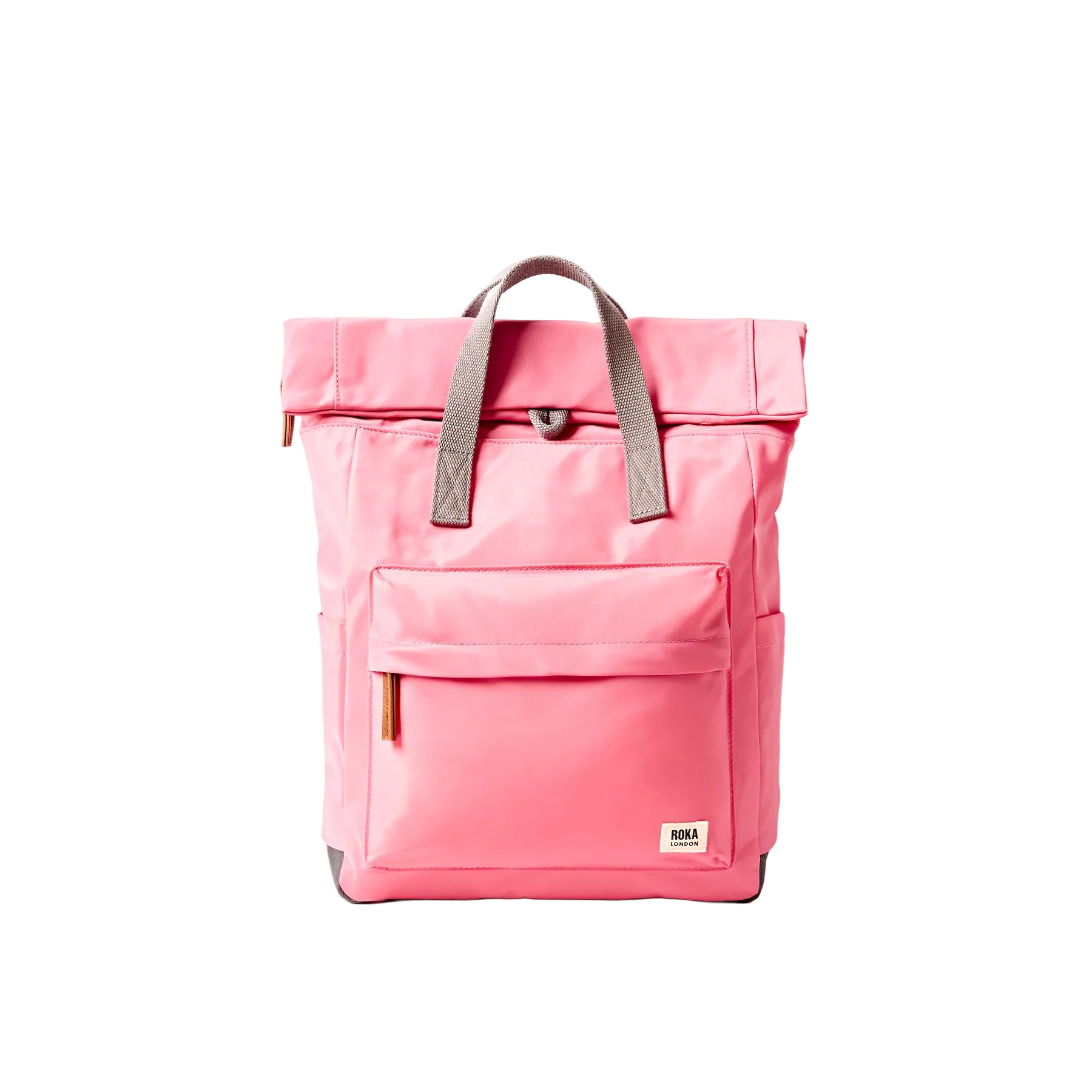 Canfield Bag In Pink Lemonade Recycled Nylon Medium - Roka London
