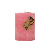 Wild Rhubarb Pillar Candle - St Eval