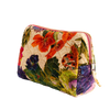 Quilted Wash Bag in Cream Posy - Powder