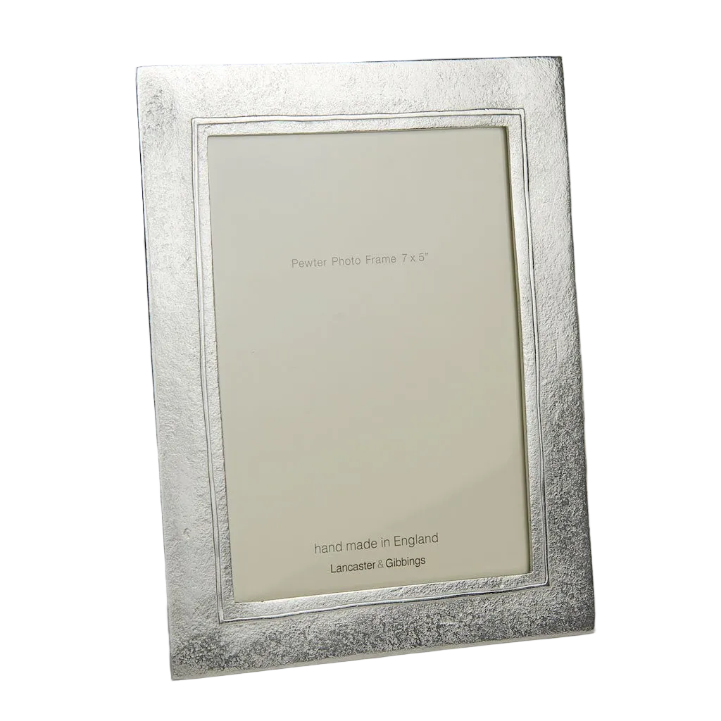 Raised Line Pewter Photo Frame 7x5” - Lancaster & Gibbings