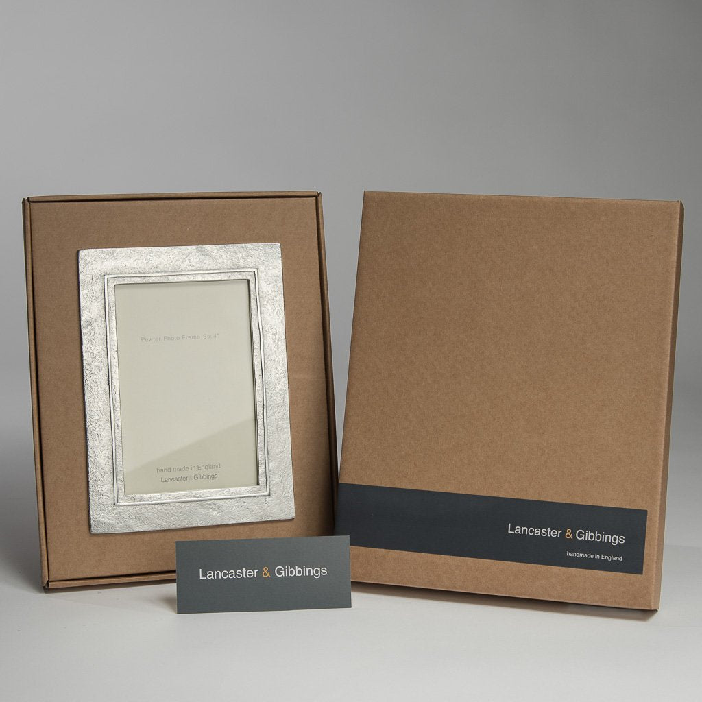 Raised Line Pewter Photo Frame 7x5” - Lancaster & Gibbings