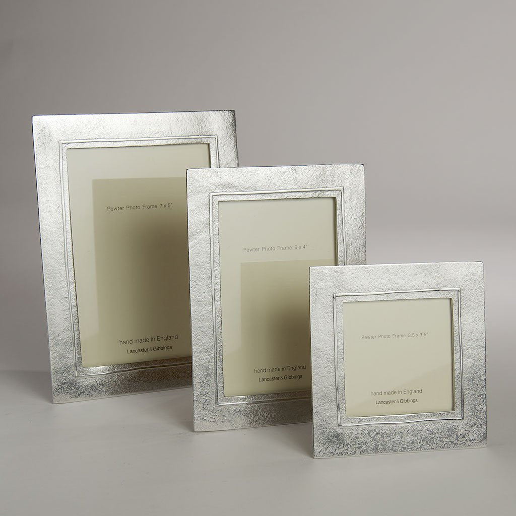 Raised Line Pewter Photo Frame 7x5” - Lancaster & Gibbings
