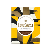 Salted Caramel Milk Chocolate Bar - Love Cocoa