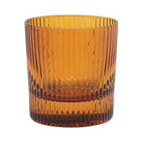 'Scout' Lowball Glasses In Amber - Designworks