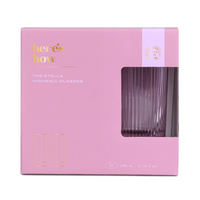 'Stella' Lilac Highball Glasses - Designworks