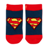 Superman logo socks with red and blue design
